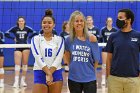 Volleyball Senior Day  Wheaton Women's Volleyball Senior Day. - Photo by Keith Nordstrom : Wheaton, Volleyball Senior Day